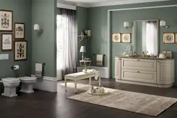Bathroom furniture color photo