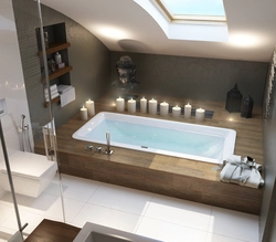 Дизайн встроенной ванны