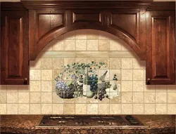 Panels in the kitchen interior photo