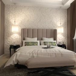 Bedroom Interior Wallpaper Headboard