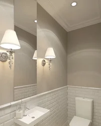 Half Wall Bathroom Design