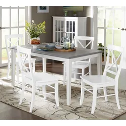 Dining table for kitchen photo white