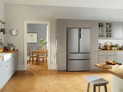 There are 2 refrigerators in the kitchen, interior photos