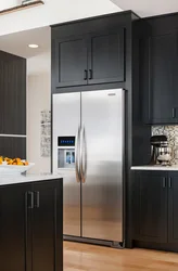 Two refrigerators in the kitchen photo