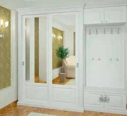 White hallway wardrobe photo