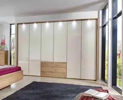 Hinged wardrobes for the bedroom in a modern style photo