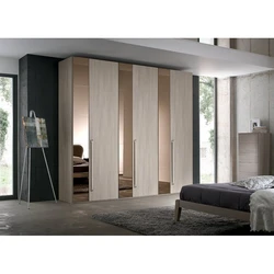 Hinged wardrobes for the bedroom in a modern style photo