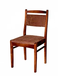 Wooden kitchen chairs with back photo