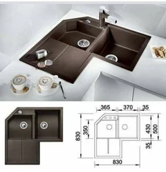 Kitchen sinks photo dimensions