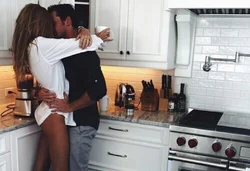 Passionate Photos In The Kitchen