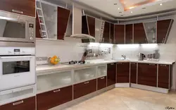 Photo of kitchen in modern style corner photo