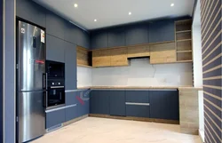 Two-Level Corner Kitchen Design