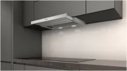 Fully built-in hood in the kitchen photo
