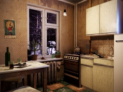 Kitchen Design In Old Apartments