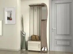 Hallway Furniture In The Corridor With A Mirror Photo