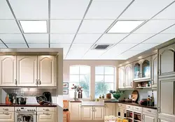 Photo of a cassette ceiling in the kitchen
