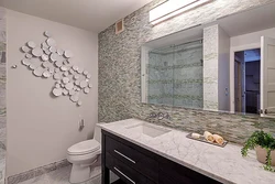 DIY bathroom wall design