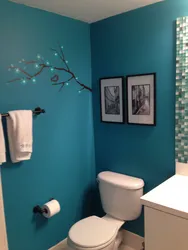 DIY bathroom wall design