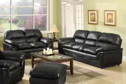 Leather Upholstered Furniture For Living Room Photo