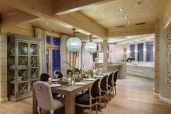 Wooden Beams In The Kitchen Interior