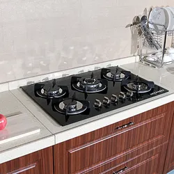 Built-In Stove In The Kitchen Photo