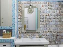 Bath tile patchwork photo