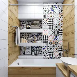 Bath tile patchwork photo