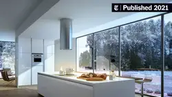 Kitchen With Round Hood Design