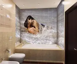 Фото панно в ванной