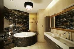 Stone bathroom design