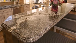 Granite kitchen countertop photo