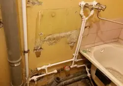 Канализация ванной комнаты фото