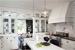 Chandelier in Provence style for the kitchen photo