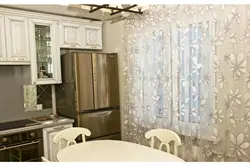 Цюль шторы на кухню сучасны дызайн