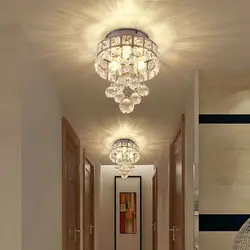 Pendant lamps in the hallway interior