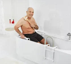 Low baths for the elderly photo