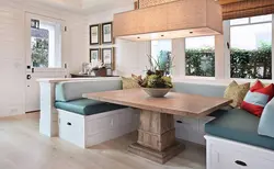 Kitchen Interior With Corner Table