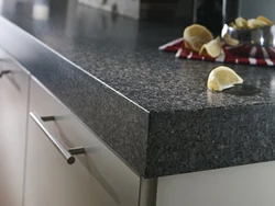 Acrylic stone countertop for kitchen photo