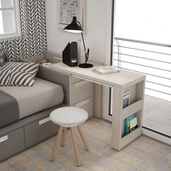 Bedroom Design With Corner Table