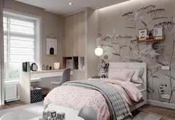 Wallpaper design for girls bedroom