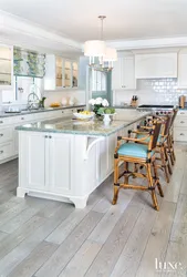 Kitchen With Wood Floor Interior