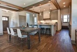 Kitchen With Wood Floor Interior