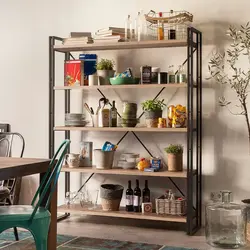 Loft Style Shelves Photo For The Kitchen