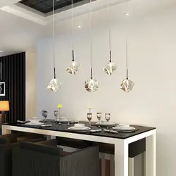 Chandelier for the kitchen living room in a modern style photo