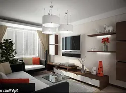 Дизайн гостиной в типовой квартире
