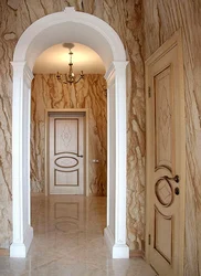Flexible Stone In The Interior Of The Hallway