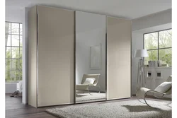 Wardrobes With Frosted Glass In The Bedroom Photo