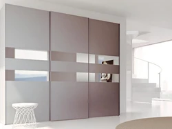 Wardrobes With Frosted Glass In The Bedroom Photo