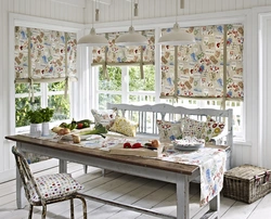 Country Style Kitchen Curtains Photo