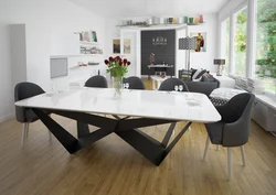 Loft style table for the kitchen photo